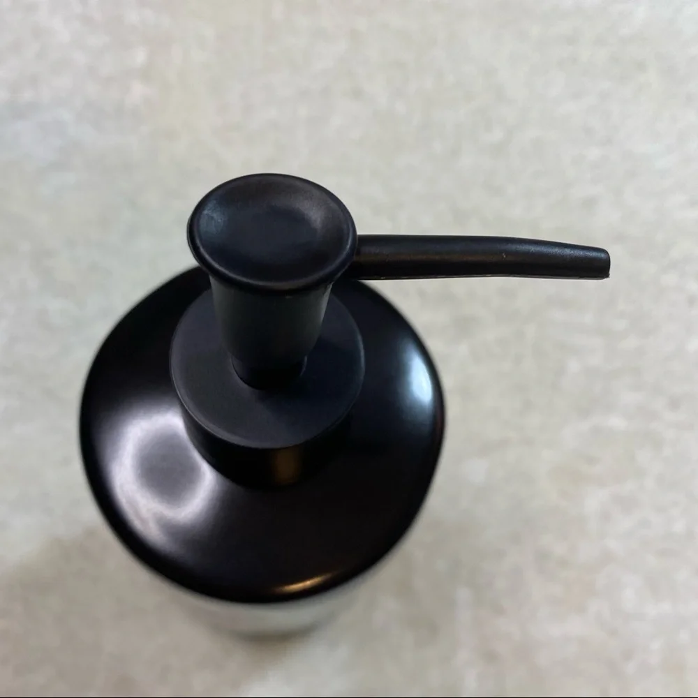 Rae Dunn Halloween Soap Black and Orange Soap Dispenser